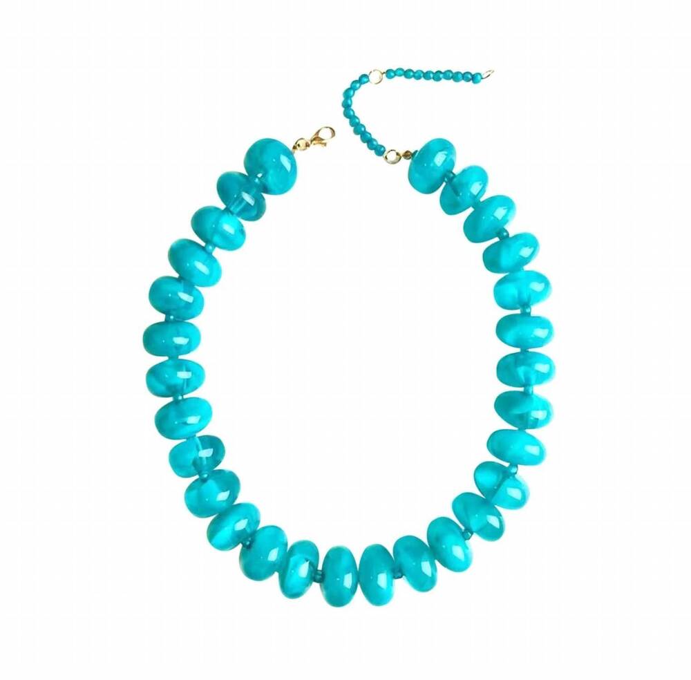 NEW GEMELLI the newport necklace in baby blue